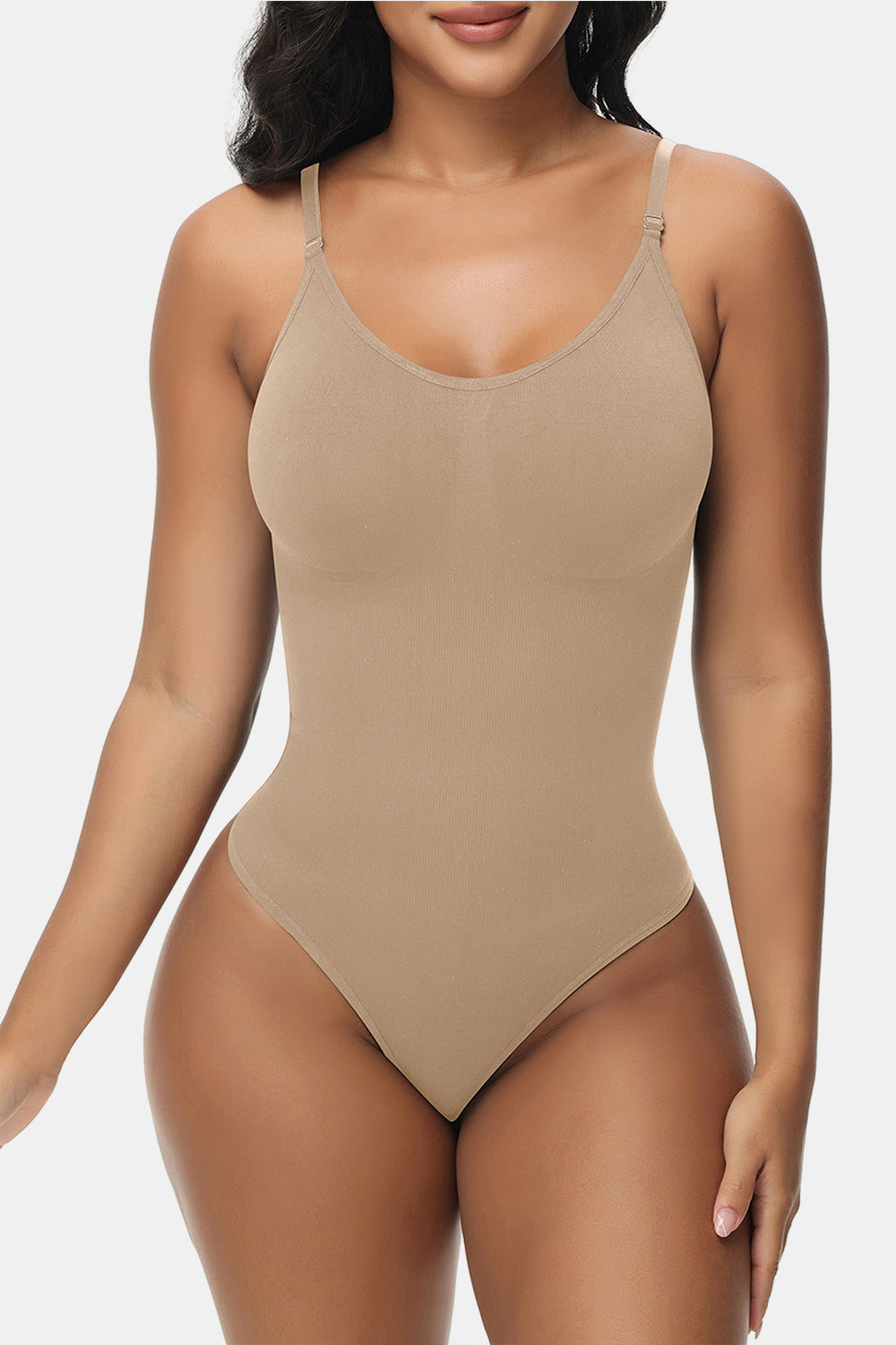 Spaghetti Strap Tummy Control Bodysuit - Heeler & Dash