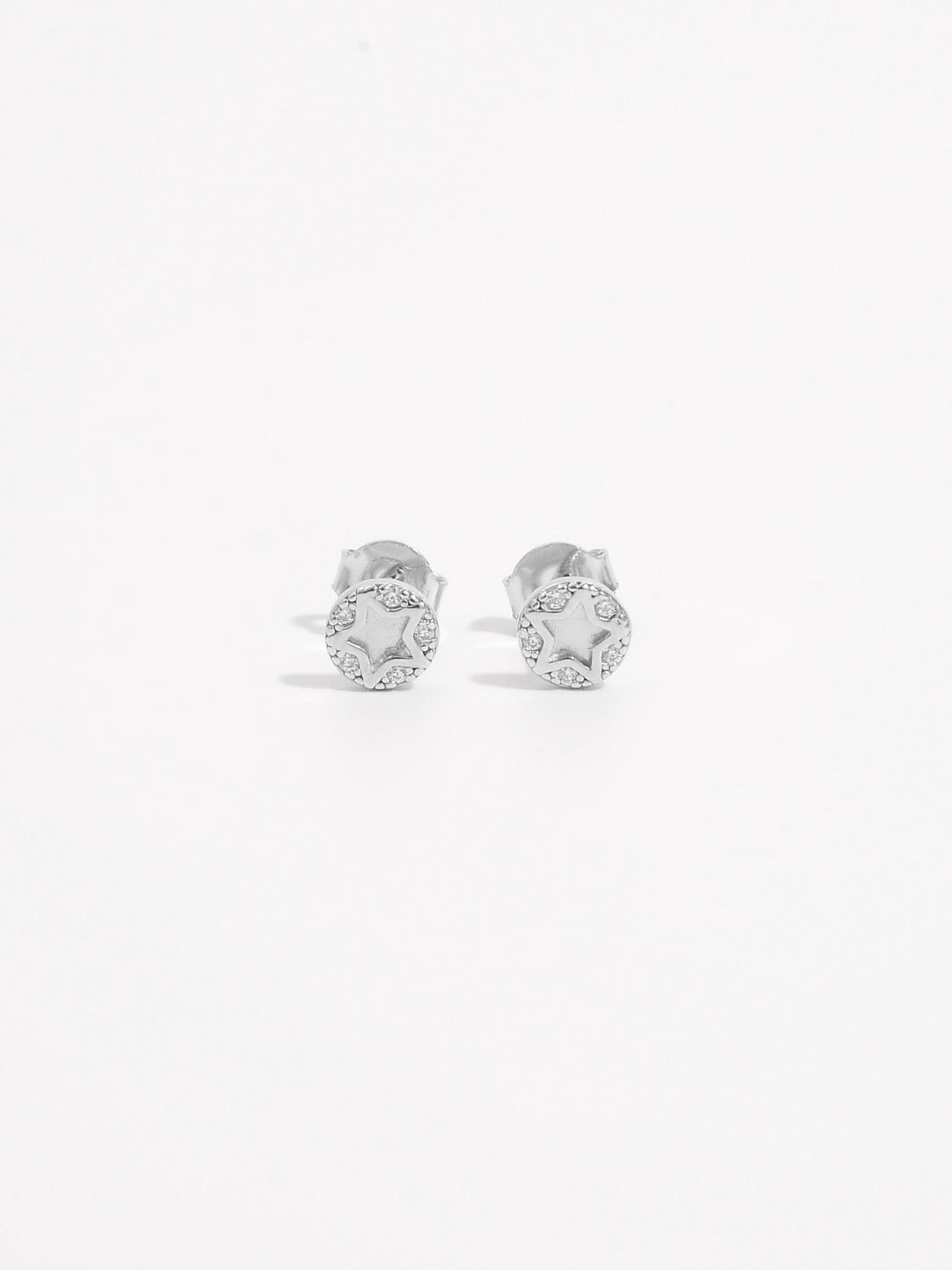 925 Sterling Silver Zircon Star Stud Earrings - Heeler & Dash