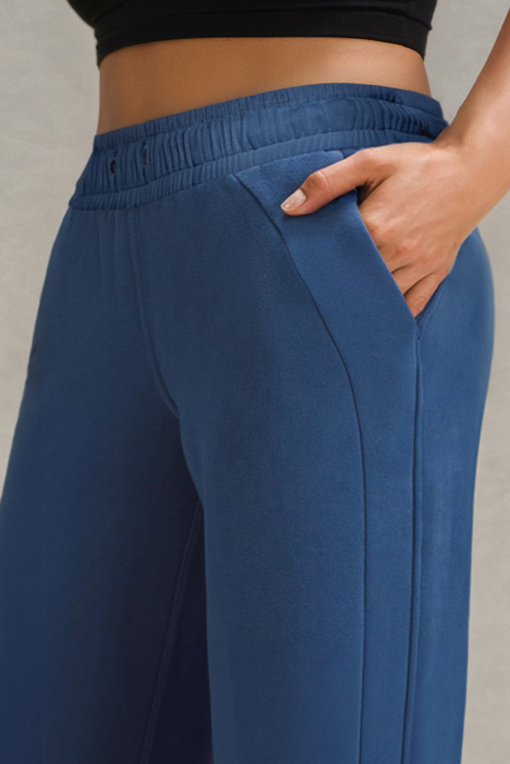 Drawstring Wide Leg Active Pants - Heeler & Dash