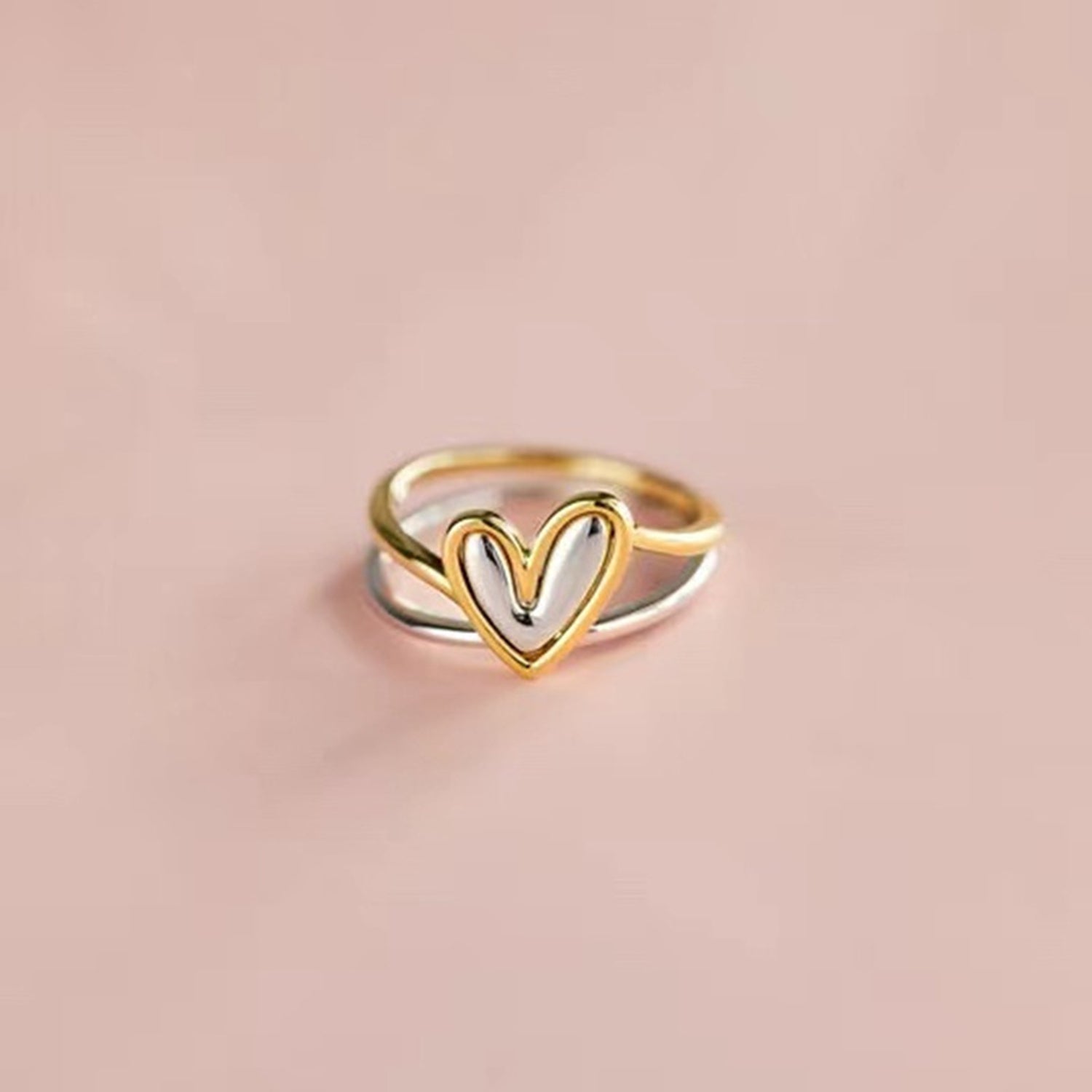 Heart Shape Irregular 925 Sterling Silver Ring - Heeler & Dash