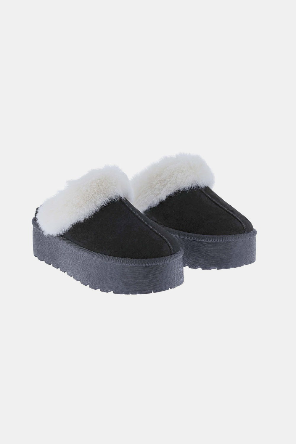 Weeboo Thick Bottom Fur Trim Snow Slippers - Heeler & Dash